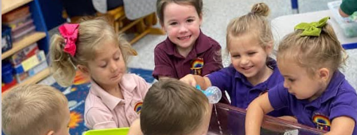 kids playing with water